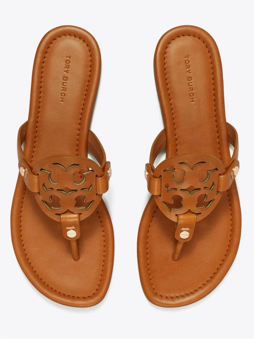Tory Burch Leather Miller Sandals